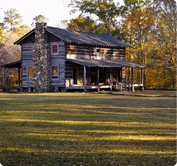 Mcintosh Inn historic wood cabin home