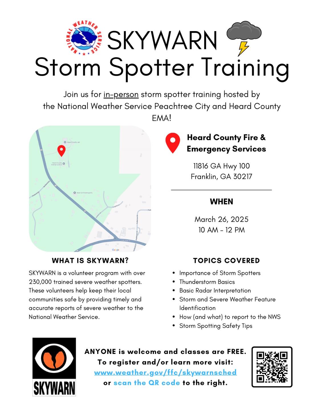 Storm Spotter Flyer