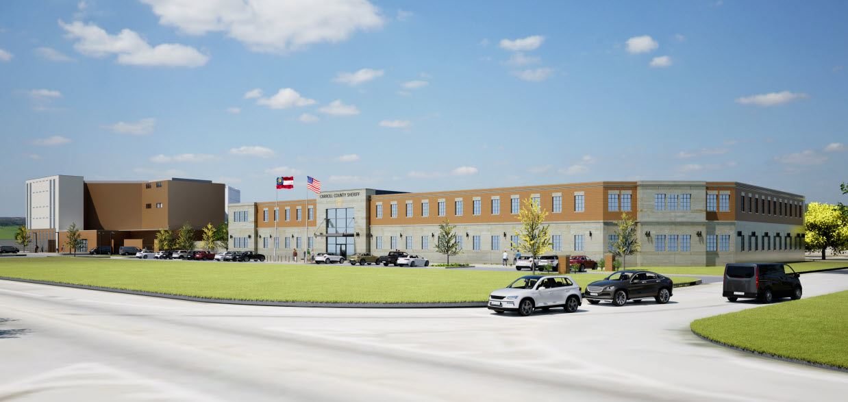 Highway 16 View of Sheriffs Office